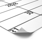 allgemeiner Jahresplan Poster (Ecke)