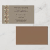 Allgemeiner retrogeometrischer Hauptzweck Visitenkarte (Vorne/Hinten)