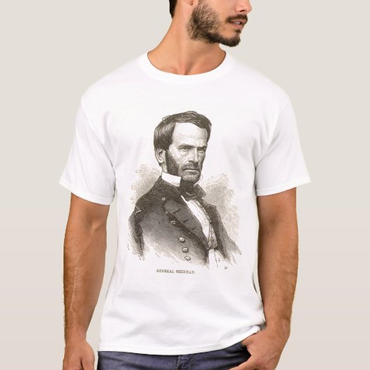 Allgemeiner T - Shirt W.T Sherman (Vorderseite)