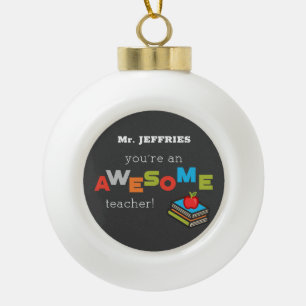 Allgemeiner Tag der Wertschätzung für Lehrer, Groß Keramik Kugel-Ornament