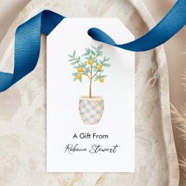 Allgemeiner Zitronenbaum - Ein Geschenk von Person Geschenkanhänger