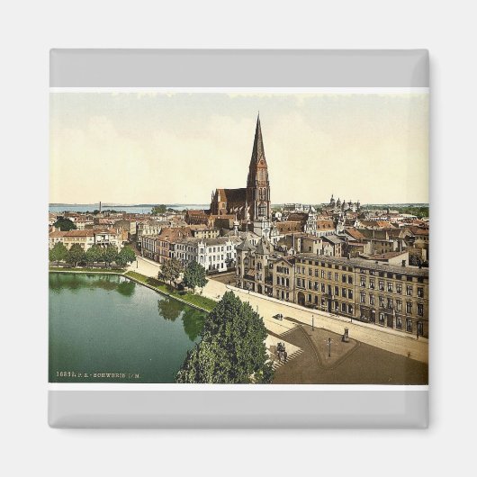 Allgemeines Bild, Schwerin, Mecklenburg-Schwerin,  Magnet (Vorne)