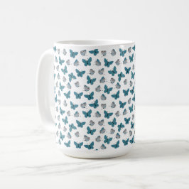 Allgemeines Blau Kaffeetasse