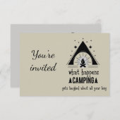 Allgemeines Einladen eines Angebots für kundenspez Einladung (Vorne/Hinten)