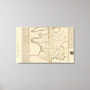 Allgemeines Frankreich Leinwanddruck