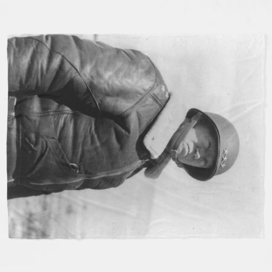 ALLGEMEINES GEORGE S. PATTON FLEECEDECKE (Vorderseite (Horizontal))