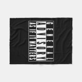 Allgemeines Hinweis - als ob es aufklebe Fleecedecke (Vorderseite (Horizontal))