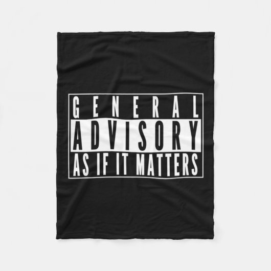 Allgemeines Hinweis - als ob es aufklebe Fleecedecke (Vorderseite)