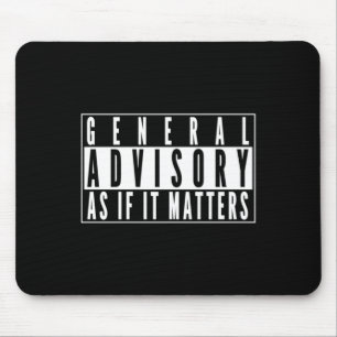 Allgemeines Hinweis - als ob es aufklebe Mousepad