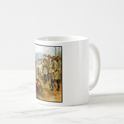 Allgemeines Lee am Kampf von Fredericksburg Kaffeetasse (VorderseiteRechts)