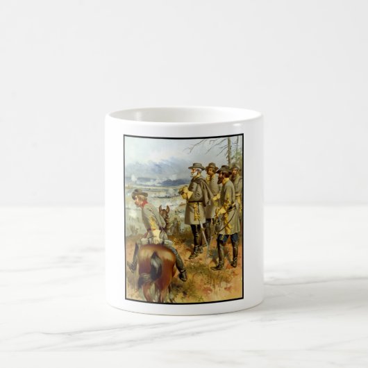 Allgemeines Lee am Kampf von Fredericksburg Kaffeetasse (Mittel)