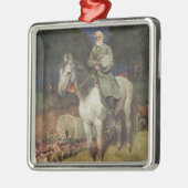 Allgemeines Lee auf seinem berühmten Ladegerät, Silbernes Ornament (Links)