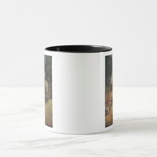 Allgemeines Lee auf seinem berühmten Ladegerät, Tasse (Zentrum)