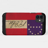 Allgemeines Lee hat Flagge mit Unterzeichnung Case-Mate iPhone Hülle (Rückseite (Horizontal))