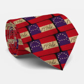 Allgemeines Lee hat Flagge mit Unterzeichnung Krawatte (Gerollt)