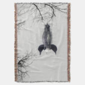 Allgemeines Loon-Schwimmen in einem Nordsee im Decke (Vorderseite Vertikal)