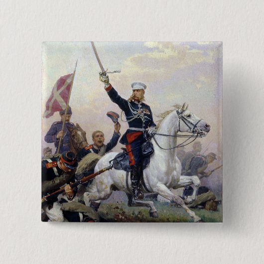 Allgemeines M.D. Skobelev im Russisch-Türkischen Button (Vorderseite)