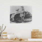 Allgemeines Patton während des 1. Weltkriegs Poster (Küche)