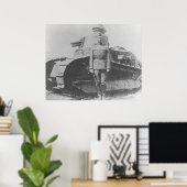 Allgemeines Patton während des 1. Weltkriegs Poster (Heimbüro)