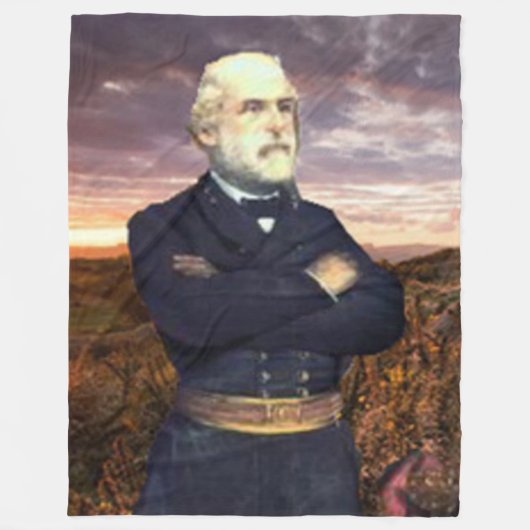ALLGEMEINES ROBERT E. LEE FLEECEDECKE (Vorderseite)