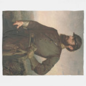 ALLGEMEINES STONEWALL JACKSON CSA FLEECEDECKE (Vorderseite (Horizontal))