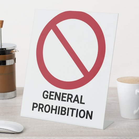 Allgemeines Verbot, Verbotszeichen Sockelschild (In Situ)