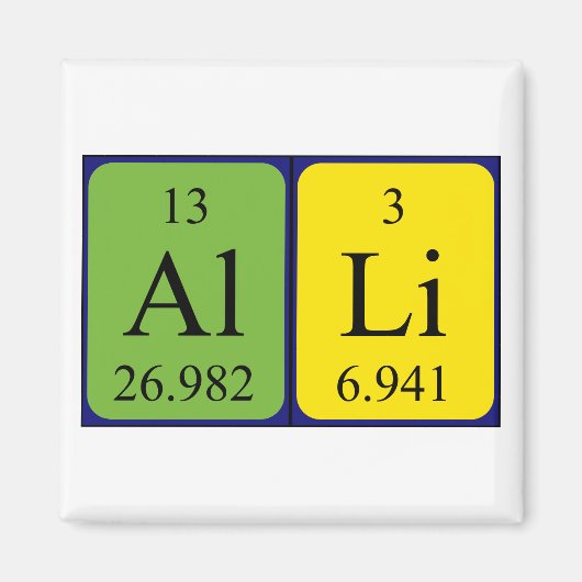 Alli Periodenmagnet Magnet (Vorne)
