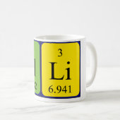 Alli Periodenname Tasse (VorderseiteRechts)