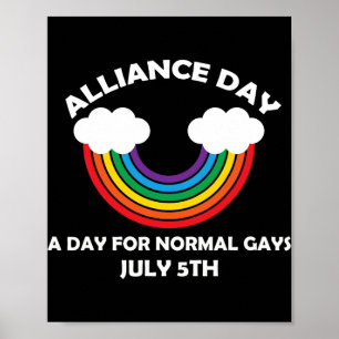 #allianceday Neuer Tag Wenn Du Eine Normale Schwul Poster