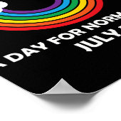 #allianceday New Day If You Are A Normal Gay Allia Poster (Ecke)