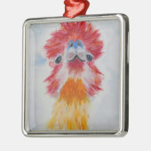 Allie Alpaka Silbernes Ornament (Links)
