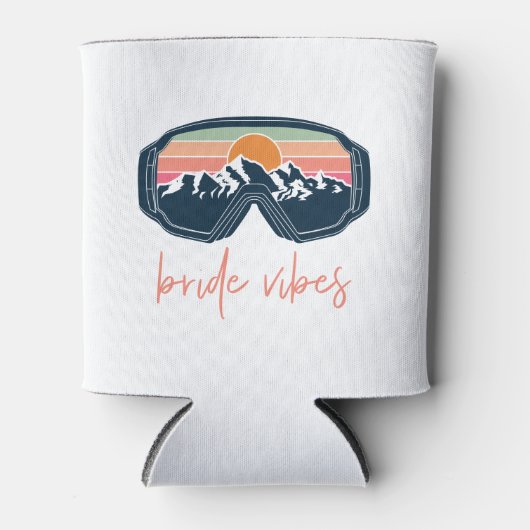 ALLIE Ski Snowboarding Goggle Mountain Bride Vibes Dosenkühler (Vorderseite)