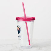 ALLIE Ski Snowboarding Goggle Mountain Vibes Acryltrinkbecher (Links)