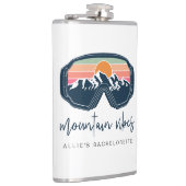 ALLIE Ski Snowboarding Goggle Mountain Vibes Flachmann (Rechts)