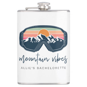 ALLIE Ski Snowboarding Goggle Mountain Vibes Flachmann