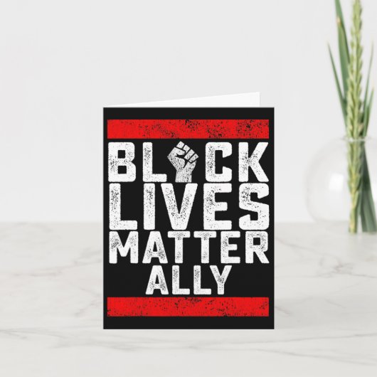 Allied Black Lives Karte (Vorderseite)