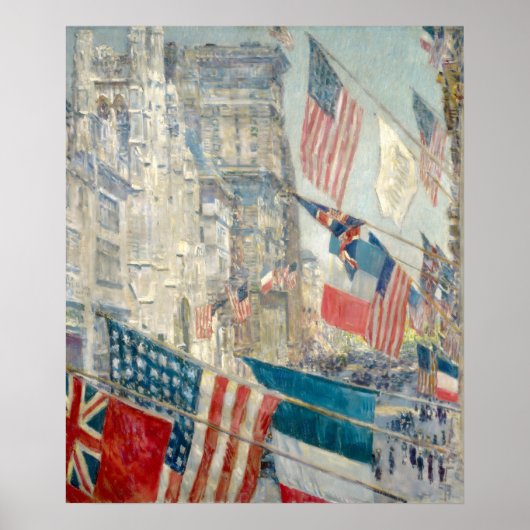 Allies Day - Frederick Hassam | Impressionismus Poster (Vorne)