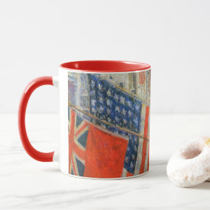 Allies Day, Mai 1917 von Childe Hassam, Vintage Ar Tasse