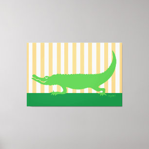 Alligator 40x60 Leinwand Art