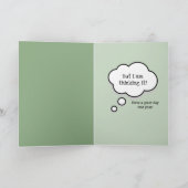 Alligator 55. Geburtstag Karte (Innenseite)