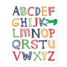Alligator ABC Poster