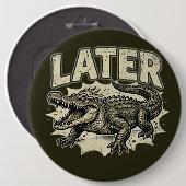 Alligator-Abschlussnadel - Süßes individuelles Kno Button (Vorne & Hinten)
