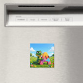 Alligator Andy and love A – Kids Art Magnet (In Situ (Geschirrspüler))