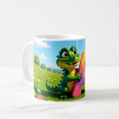 Alligator Andy Mug – A – Alphabet Kaffeetasse (Vorderseite Links)