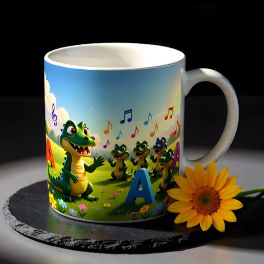 Alligator Andy Mug – Travel Diary & Alphabet Kaffeetasse