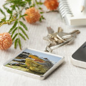 Alligator. Angesicht Schlüsselanhänger (Seite)