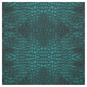 Alligator Aquamarine Imitate Leather Stoff (Muster)