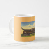 Alligator auf einem Zug Kaffeetasse (Vorderseite Links)