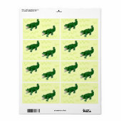Alligator auf gelb (Vorne)