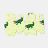 Alligator auf gelb geschenkschachtel (Ungefaltet)